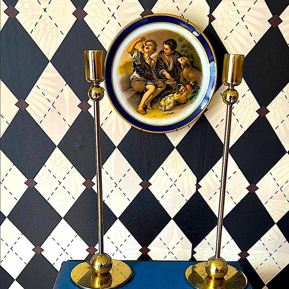 Vintage Echt Cobalt Inglasur Plate – Bartolomé Esteban Murillo, Arzberg Germany - Picture 4 of 15